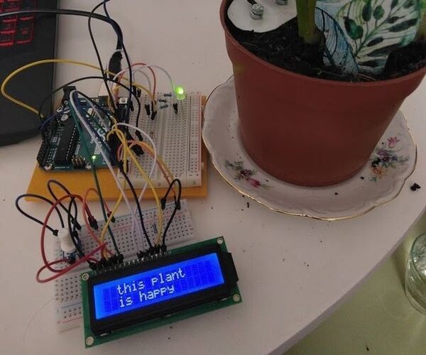 DIY Plant Moisture Sensor With Automatic Watering System
