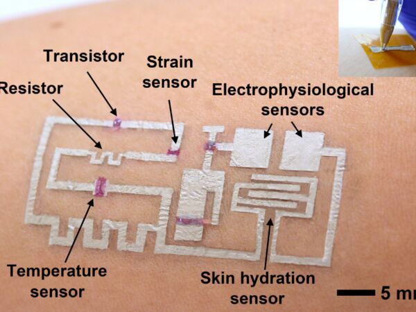 ‘Drawn-on-Skin’ Electronics Offer Breakthrough in Wearable Monitors