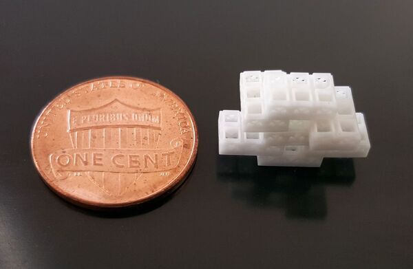 Lego-inspired bone and soft tissue repair with tiny, 3D-printed bricks