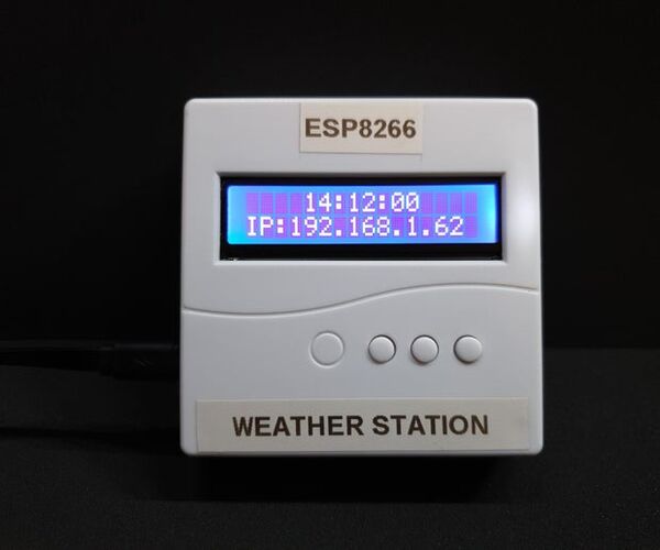 ESP8266 Weather Station Clock