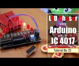 LED Chaser Circuits Using IC4017 and Arduino