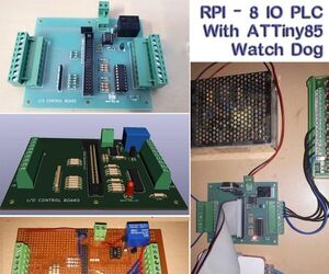 RPI - 8 IO PLC With ATTiny85 Watch Dog