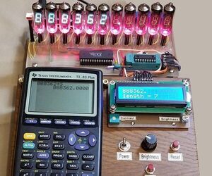 VFD Display for the TI83+ Calculator