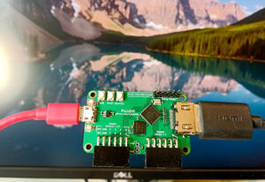 Bitbanged DVI on the RP2040 Microcontroller