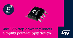 Integrated 1.5A Synchronous Regulators from STMicroelectronics Simplify High-Efficiency Power Conversion