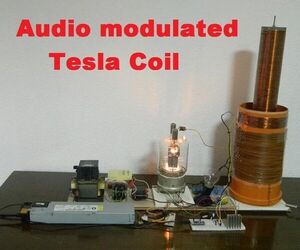 DIY Arduino Audio Modulated (misical) Tesla Coil