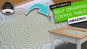 Easily build a MACHINE THAT DESTROYS WHAT IT CREATES - Kinetic Sand Coffee Table - Arduino & Pi