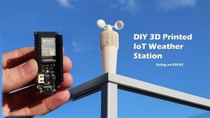 DIY 3D Printed IoT Weather Station Using an ESP32