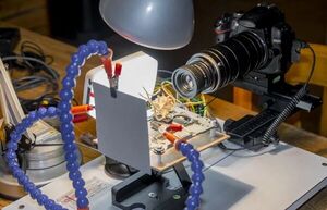 SuperMacro Photo With Cdrom/dvd Rail and Arduino