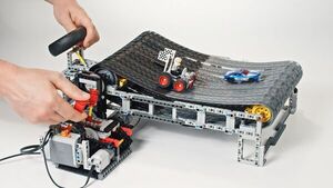 Making Interactive Race Car Simulator - Lego Technic