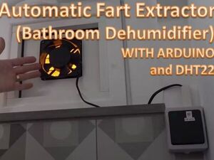 Automatic FART EXTRACTOR / Bathroom Dehumidifier Fan