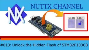 Unlock the Hidden Flash of STM32F103C8
