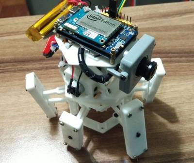 Xpider -- the smallest smart robot spider in the world
