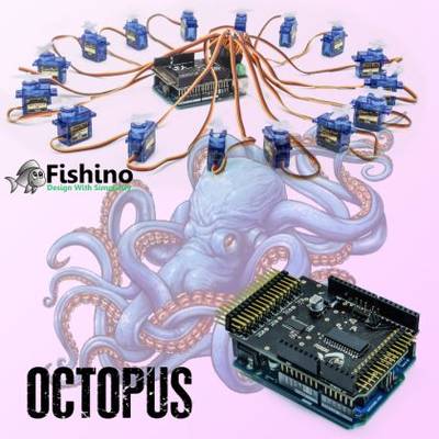 Octopus, a tentacular shield for Arduino and Fishino