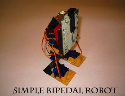 Make A Simple Bipedal Humanoid Robot (Servo Walking Robot)
