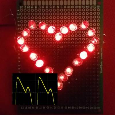 PulseSim - Photoplethysmograph (Heartbeat) Analog Simulator