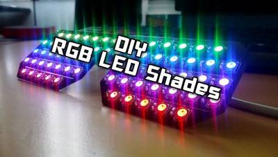 DIY | RGB LED Shades Controlled By Arduino