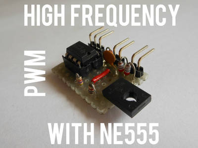 Simplest High Frequency PWM with NE555