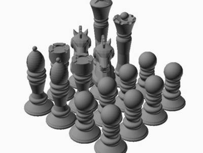 Chess - All OPENSCAD - All Random