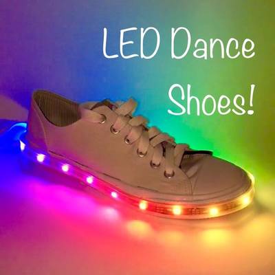 Lighten Your Step: LED Dance Shoes!