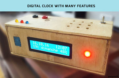 Digital Clock With Many Features