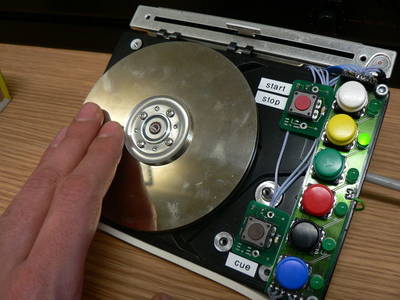 HDDJ: Turning an old hard disk drive into a rotary input device