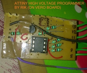 Recover bricked attiny using arduino as high voltage programmer