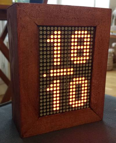 Led Matrix Arduino Clock