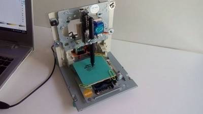 Mini CNC Plotter - Arduino Based