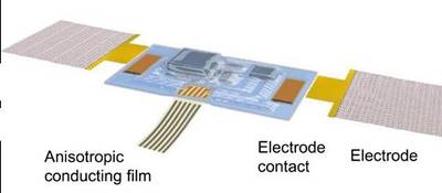 This tiny electronic device applied to the skin can pick up heart and speech sounds