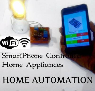 Home Automation With ESP8266 WiFi Without Using Blynk!