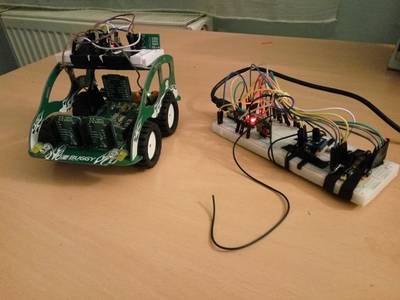 Rf controlled buggy