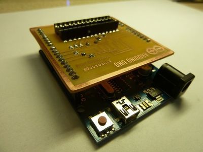ATMEGA328 Bootloader Programming Shield for Arduino Uno