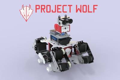 Wolf : IoT Multi-Terrain Quadruped