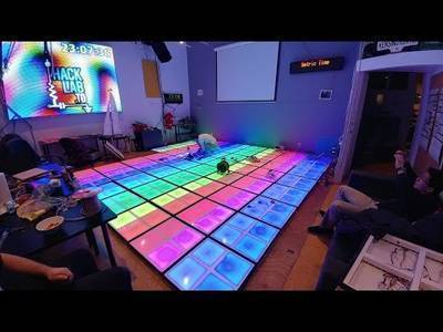 Interactive LED Dance Floor