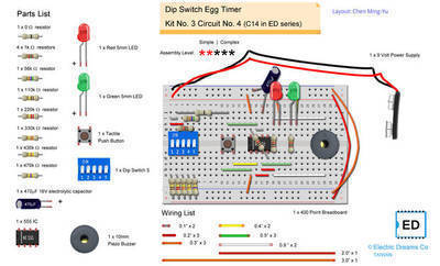 DIP switch egg timer