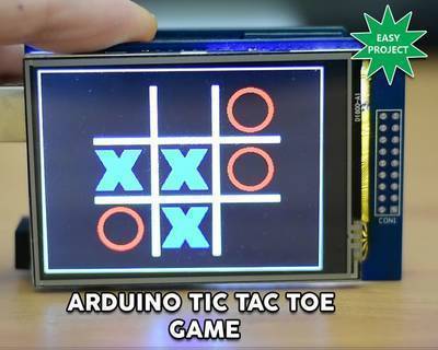 Arduino Touch Tic Tac Toe Game