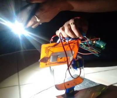 Solar Tracker Using Arduino and Raspberry Pi 3