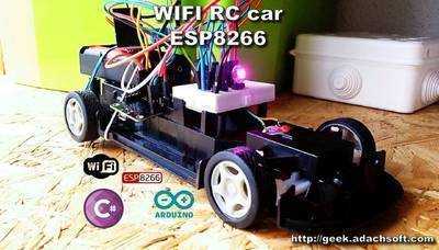 DIY WIFI RC Car With ESP8266 and Arduino IDE