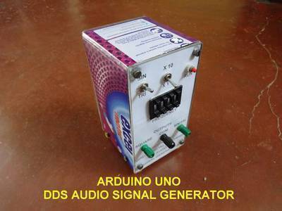 Arduino Uno DDS Audio Signal Generator