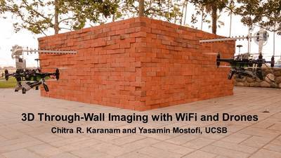 3D Through-Wall Imaging With Unmanned Aerial Vehicles and WiFi
