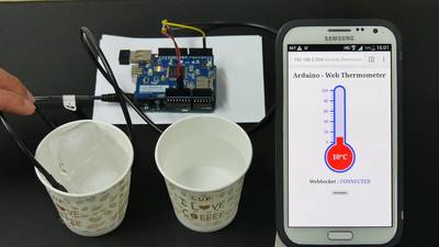 Arduino - Web-Based Thermometer