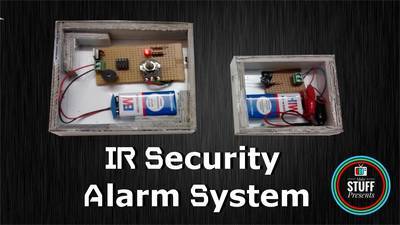 How to Make IR Security Alarm & a IR Detector Using LM358