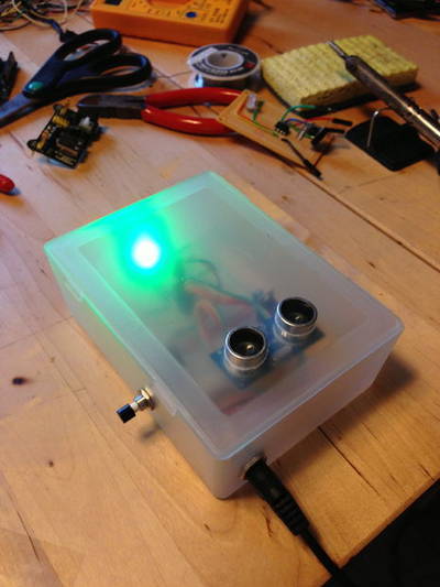 Ultrasonic Garage Parking Assistant With Arduino and an ATtiny85