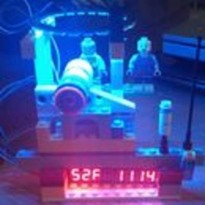 ESP8266 ESP-12E Arduino Clock W/ Outside Temp & LEGOS & NeoPixel Ring