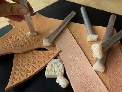 3D Print Your Own Leather Stamps