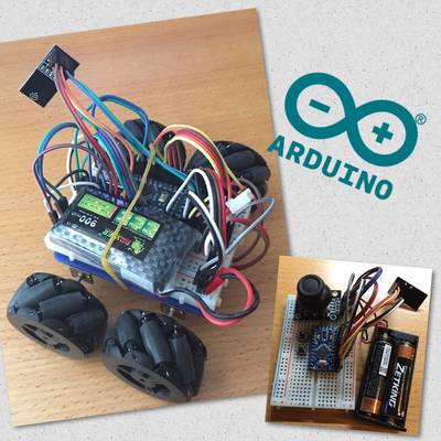 Simple RC Mecanum Wheels Robot Wif Arduino 