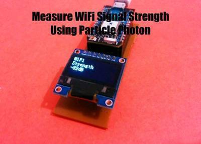 Measure Your WiFi Signal Strength Using Particle Photon 