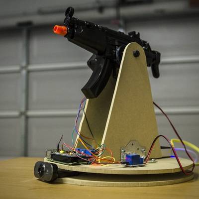 Motion Tracking Airsoft Turret