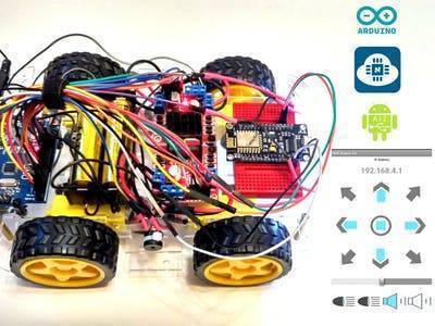 From BT to WiFi: creating WiFi controlled Arduino Robot Car